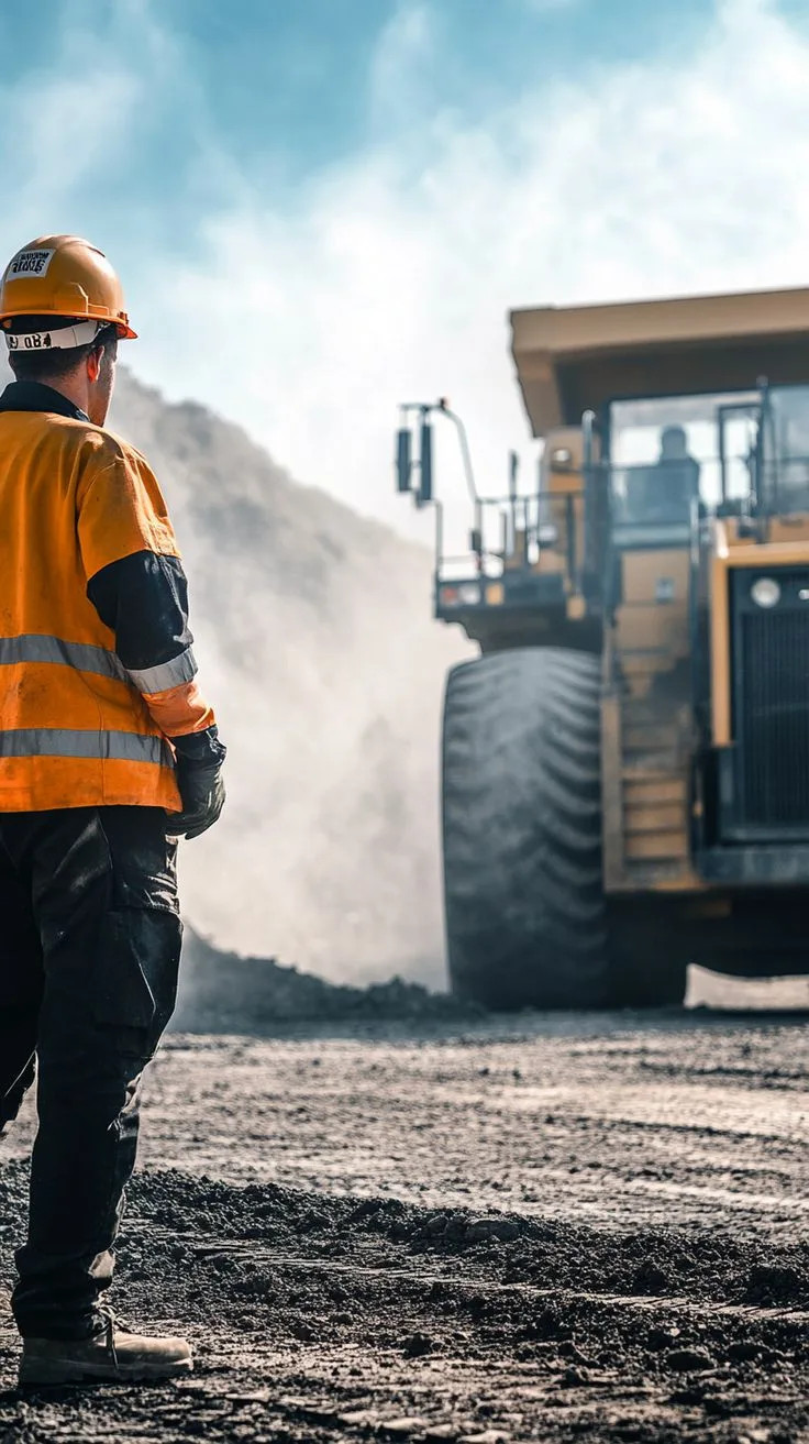 Inspeksi standar keselamatan dan kesehatan kerja (K3) di area tambang PT WEU